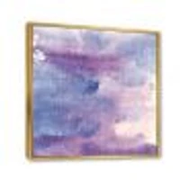 Watercolor Purple Haze II  Wall Art