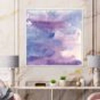 Watercolor Purple Haze II  Wall Art