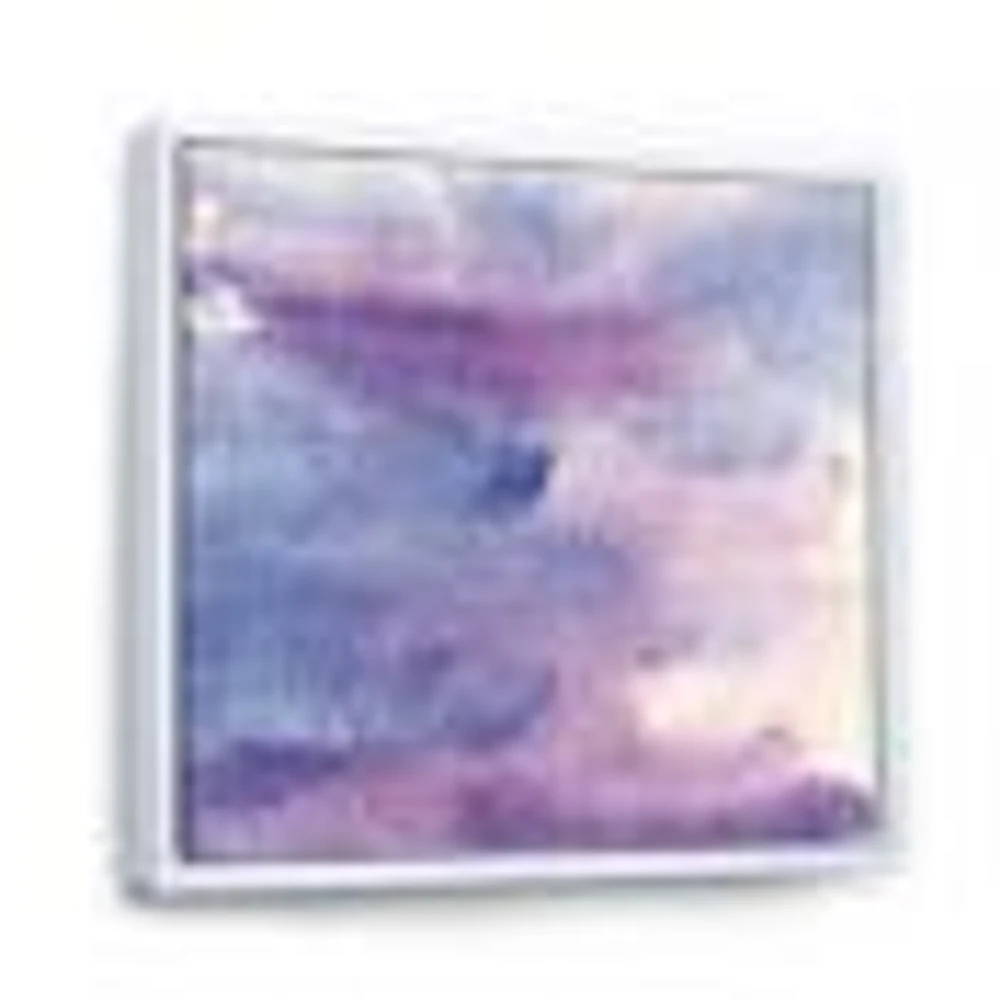 Watercolor Purple Haze II  Wall Art