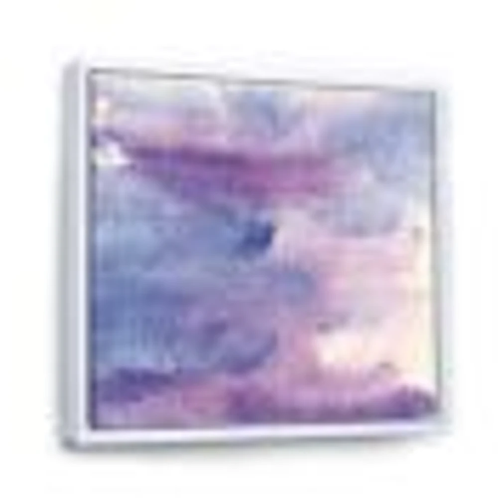 Watercolor Purple Haze II  Wall Art