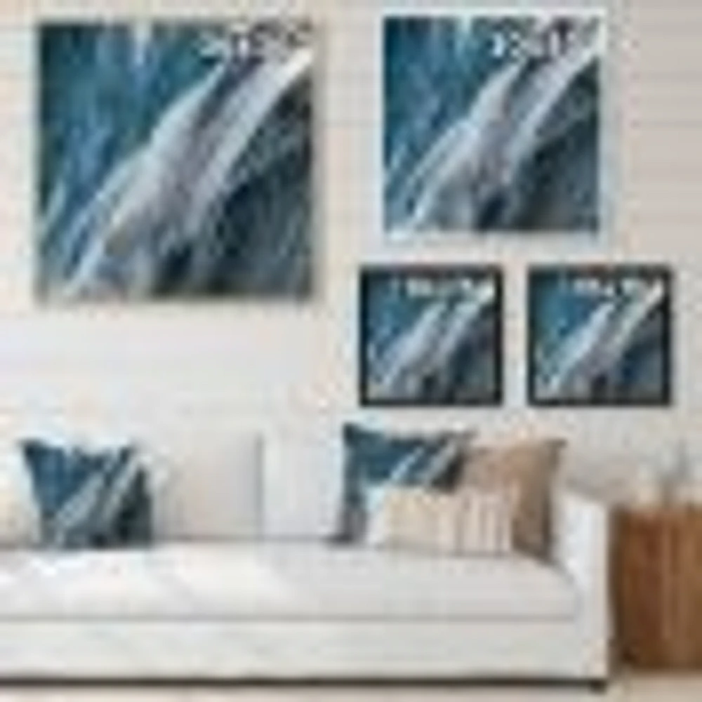 Splash Blue Indigo  Wall Art