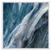 Splash Blue Indigo  Wall Art