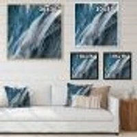 Splash Blue Indigo  Wall Art