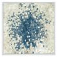 Geometric Blue Spots  Wall Art