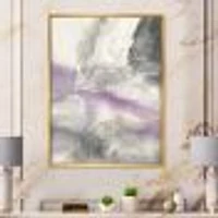 Watercolor Minimal Purple Tones I  Wall Art