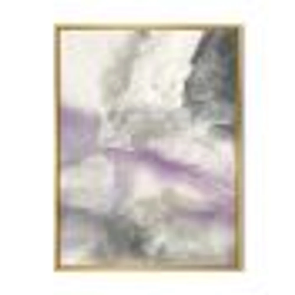 Watercolor Minimal Purple Tones I  Wall Art