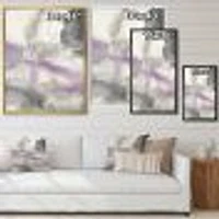 Watercolor Minimal Purple Tones I  Wall Art