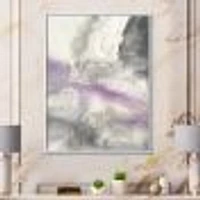 Watercolor Minimal Purple Tones I  Wall Art