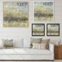 Glam Rain Abstract IV  Canvas Art