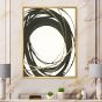 Gold Glamour Circle II  Wall Art