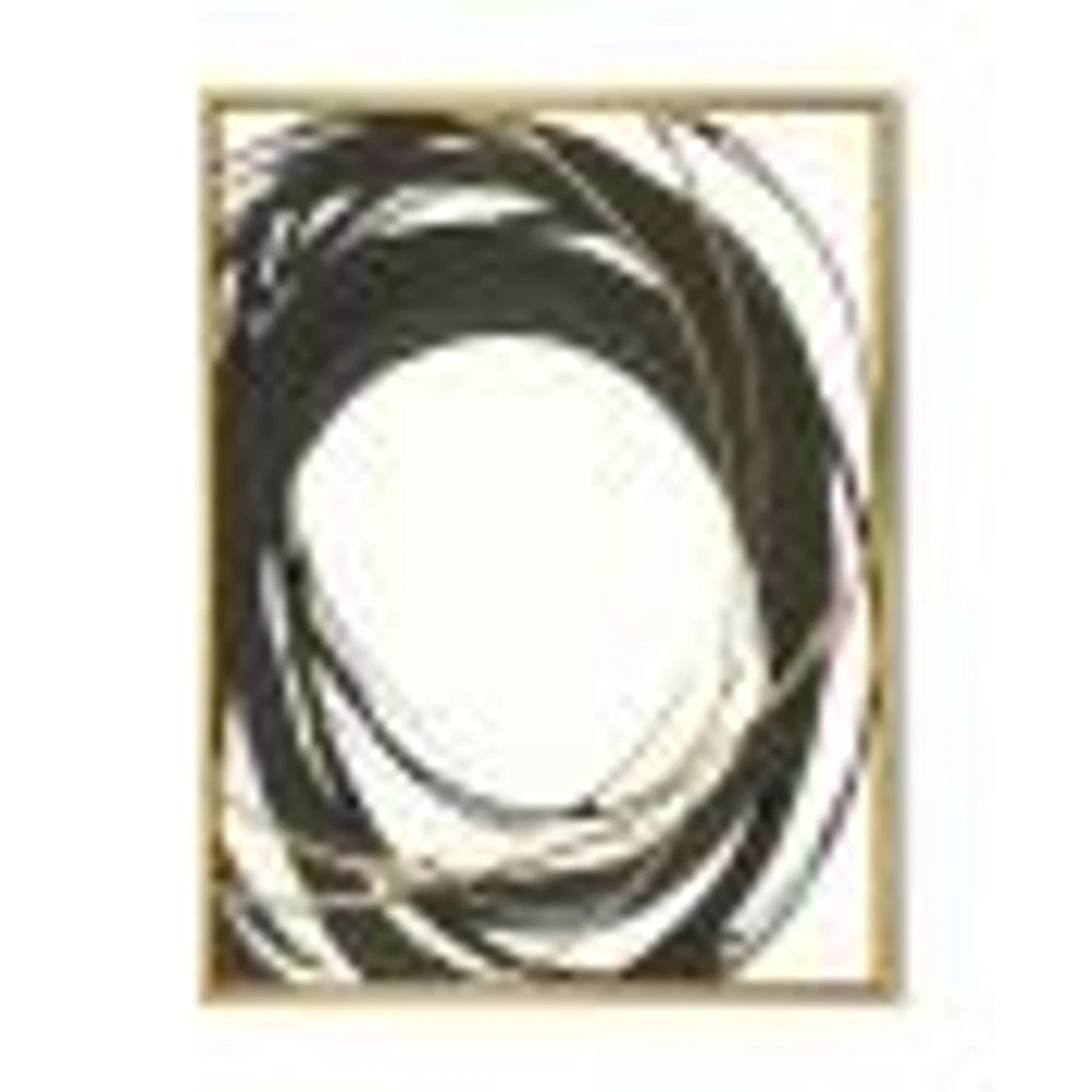 Gold Glamour Circle II  Wall Art