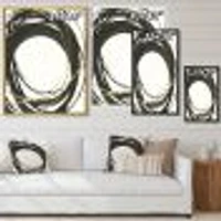 Gold Glamour Circle II  Wall Art