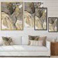 Glam Phoenix Neutral  Canvas Wall Art