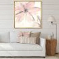 Pink Shabby Floral II  Canvas Artwork