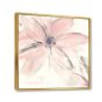 Pink Shabby Floral II  Canvas Artwork