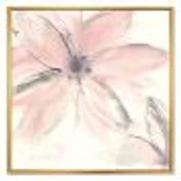 Pink Shabby Floral II  Canvas Artwork