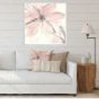 Pink Shabby Floral II  Canvas Artwork