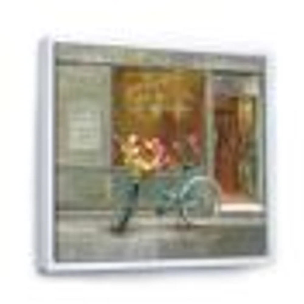 Paris French Flowershop  Canvas