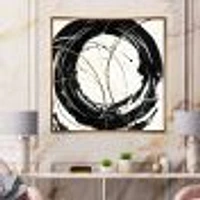 Gold Metallic Circle  Wall Art