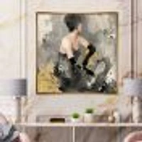 Gold Fashion Dance  Wall Art