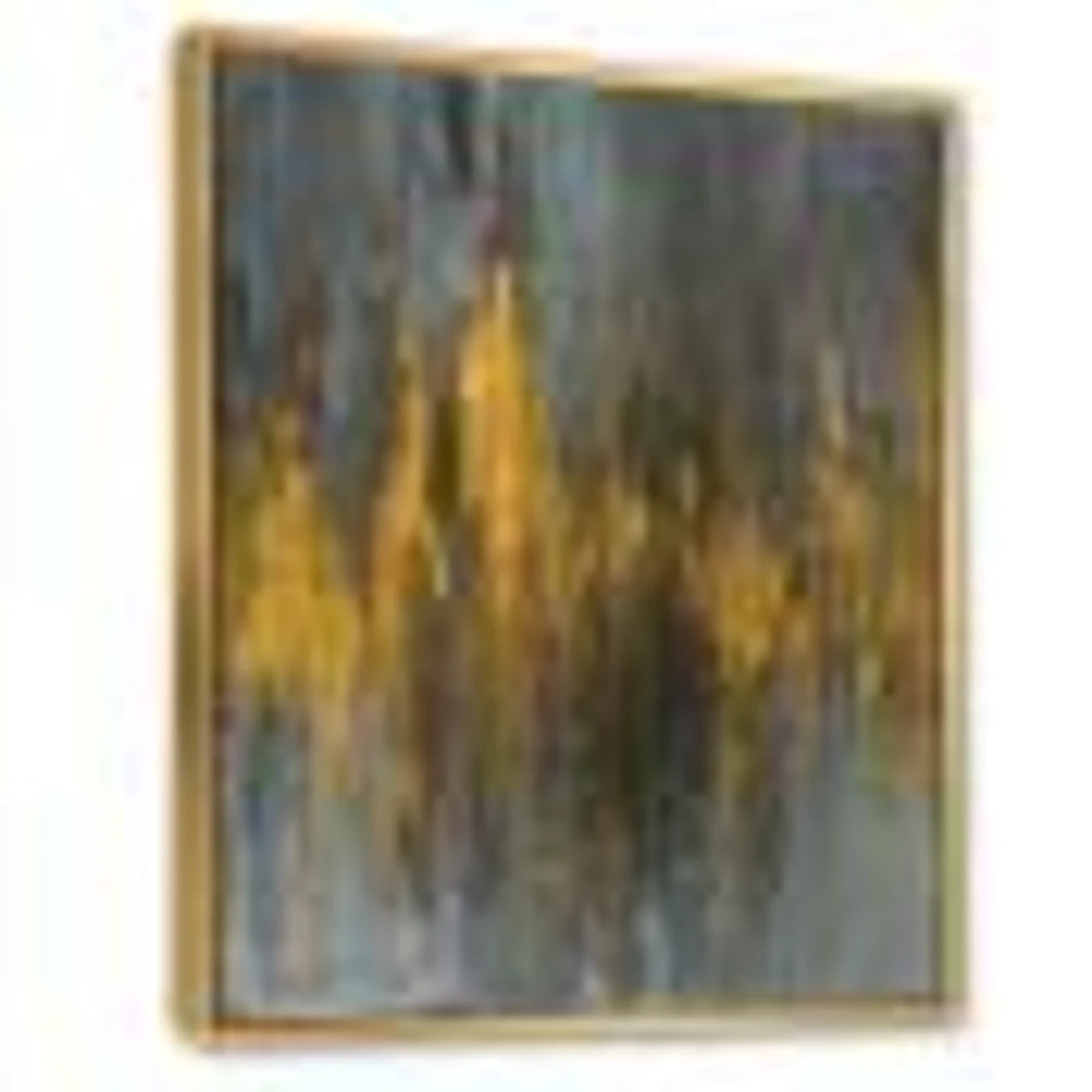 Black and Gold Glam Abstract Wall Art