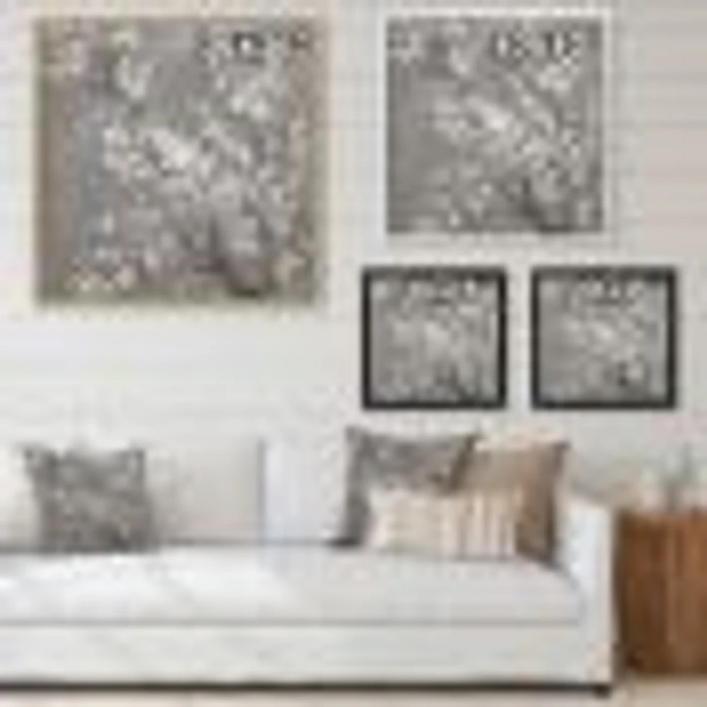 White Cherry Blossoms II  Canvas Wall Art Print