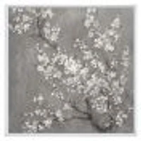 White Cherry Blossoms II  Canvas Wall Art Print