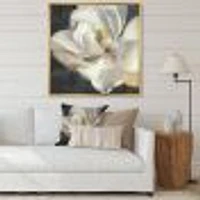 Vivid White Magnolia IV  Canvas Wall Art