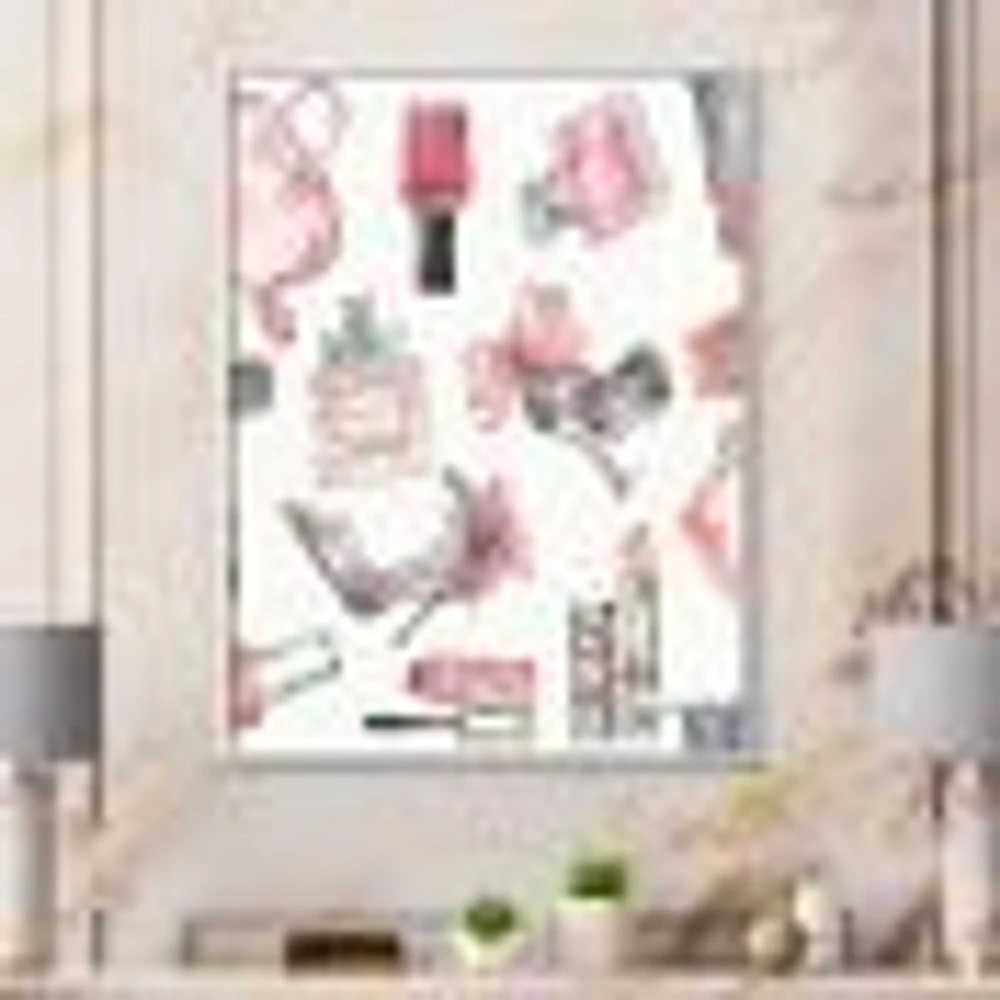 Glam Chic Accents Pattern I  Canvas Wall Art