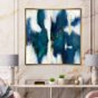 Blue Glam Texture I  Wall Art