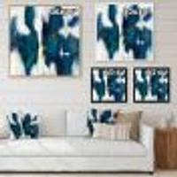 Blue Glam Texture I  Wall Art