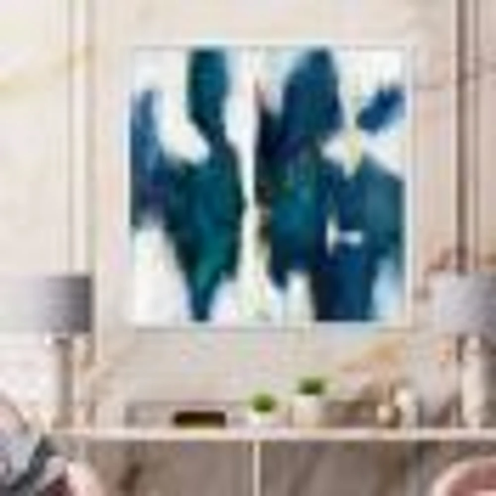 Blue Glam Texture I  Wall Art