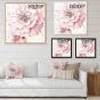 Toile  « Indigold Shabby Peonies Pink »