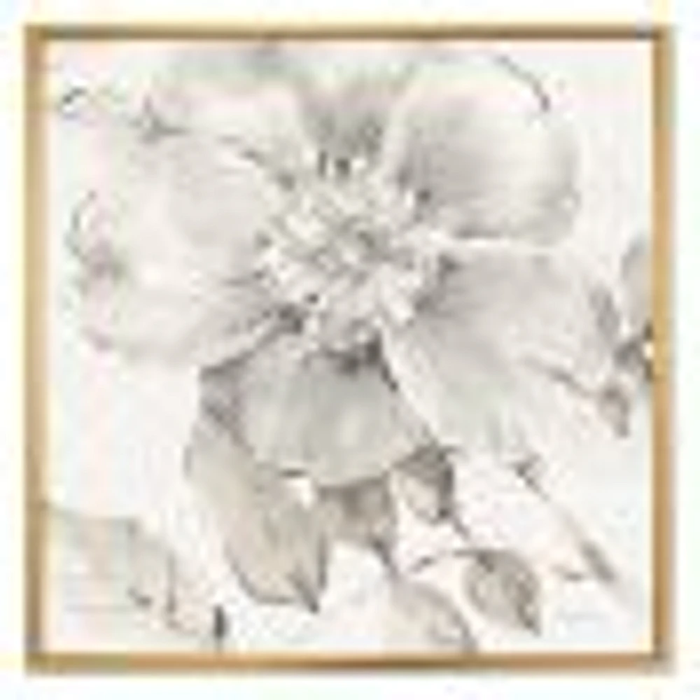 Indigold Grey Peonies II  Wall Art