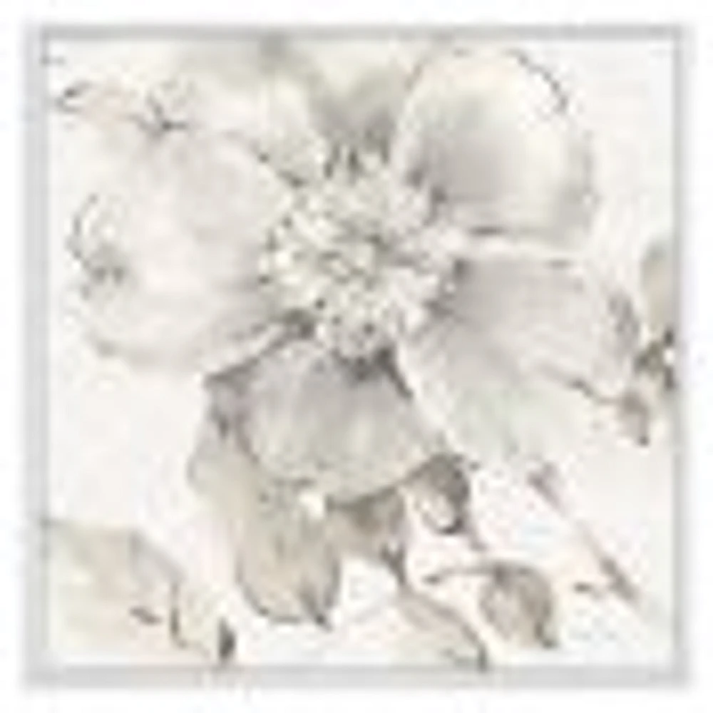 Indigold Grey Peonies II  Wall Art