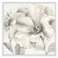 Indigold Grey Peonies IV  Canvas Art