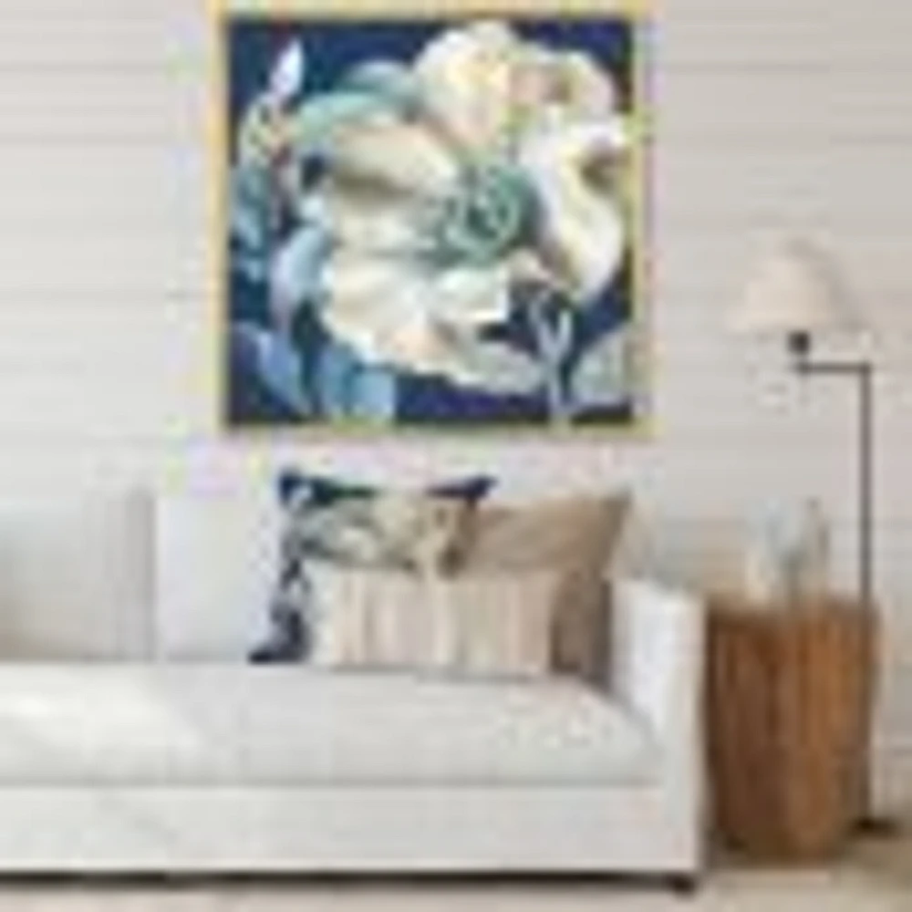 Indigold Watercolor Flower I  Wall Art