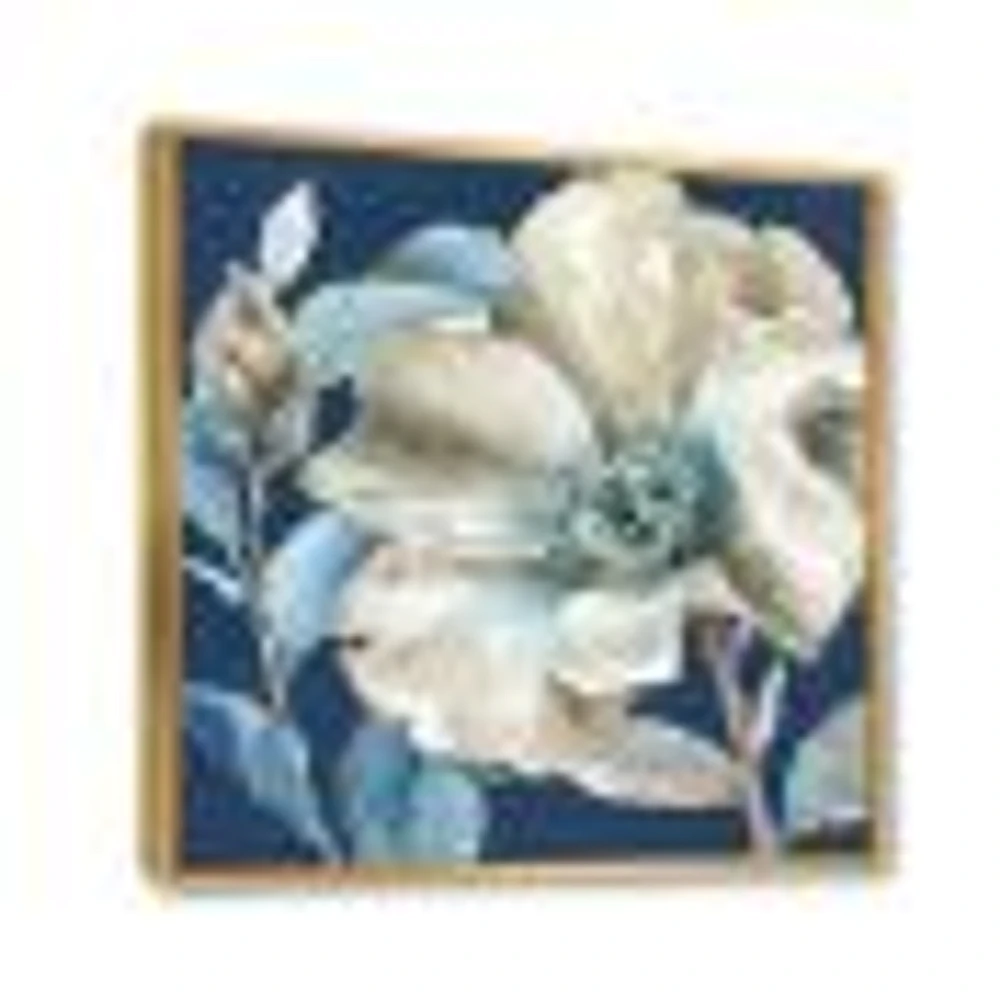 Indigold Watercolor Flower I  Wall Art