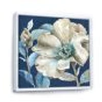 Indigold Watercolor Flower I  Wall Art