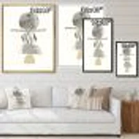 Geometric Balance Neutral I  Wall Art