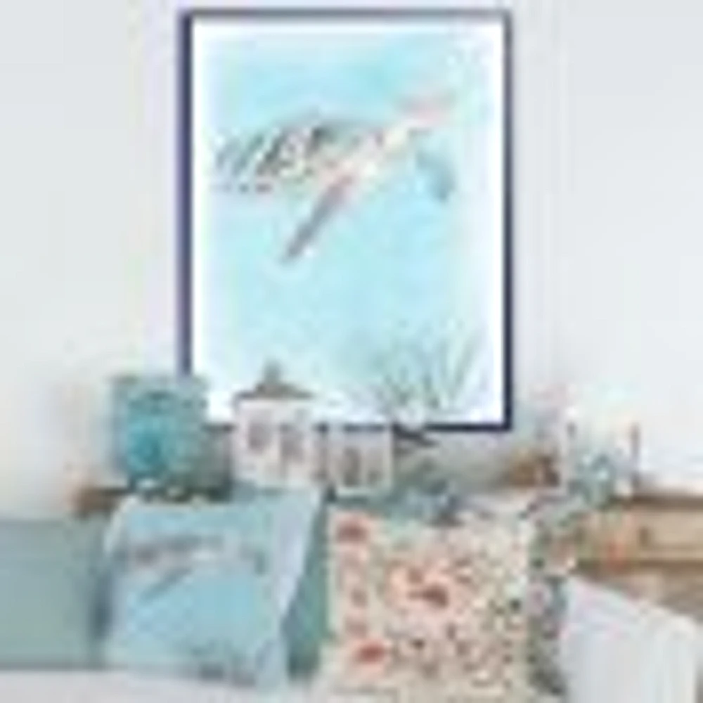 Toile « Coastal Sea Life I Turtle sketches »