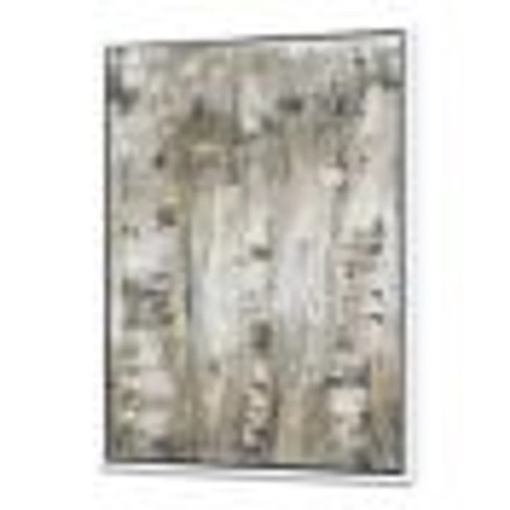 The Modern Grey Forest Wall Art