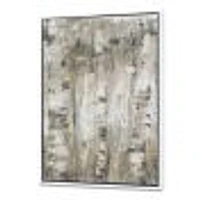 The Modern Grey Forest Wall Art