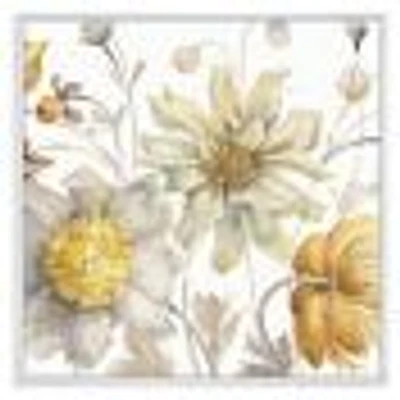 Fields of Gold Watercolor Flower V  Canvas