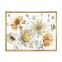 Fields of Gold Watercolor Flower VII  Canvas Art