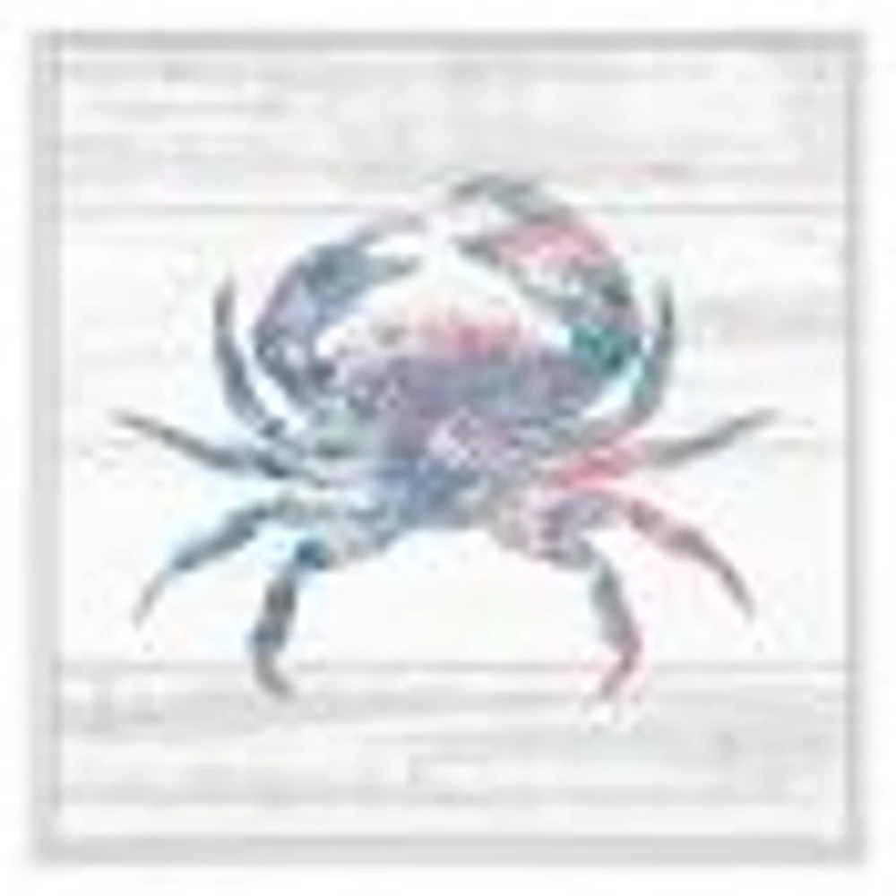 Pink Crab Ocean Life  Wall Art