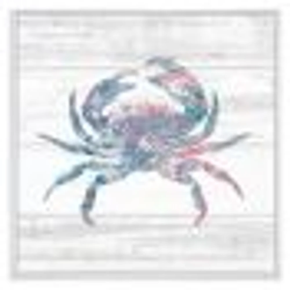 Toile « Pink Crab Ocean Life