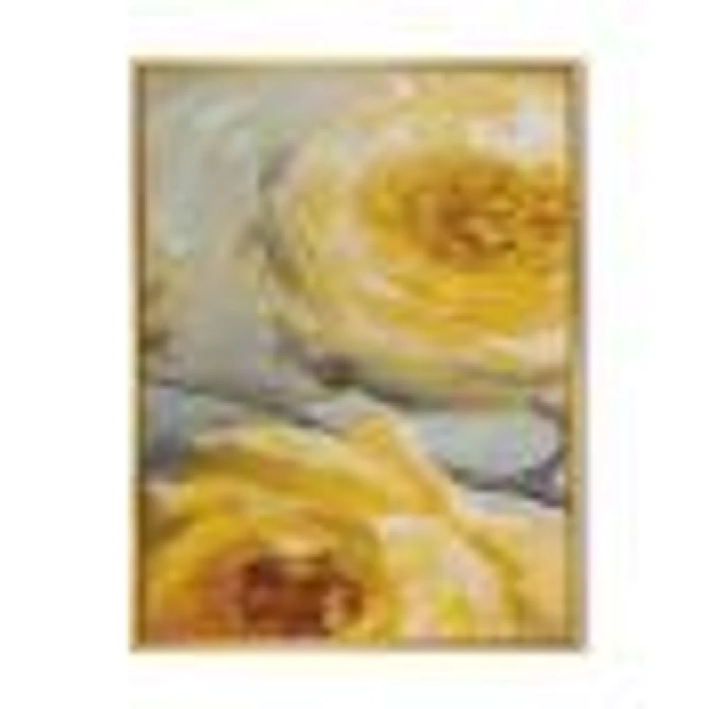 Sunshine Yellow Flower III  Wall Art