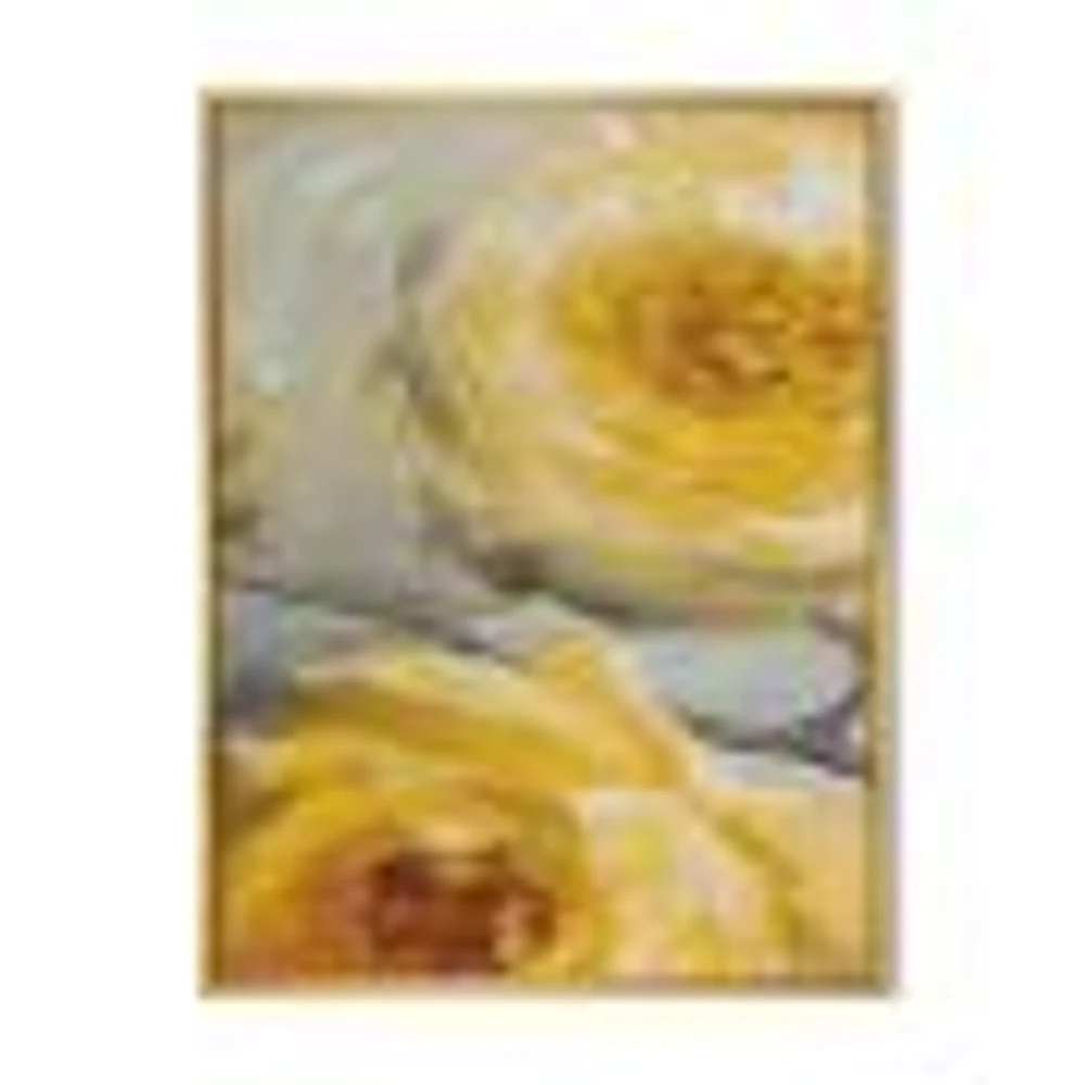 Sunshine Yellow Flower III  Wall Art