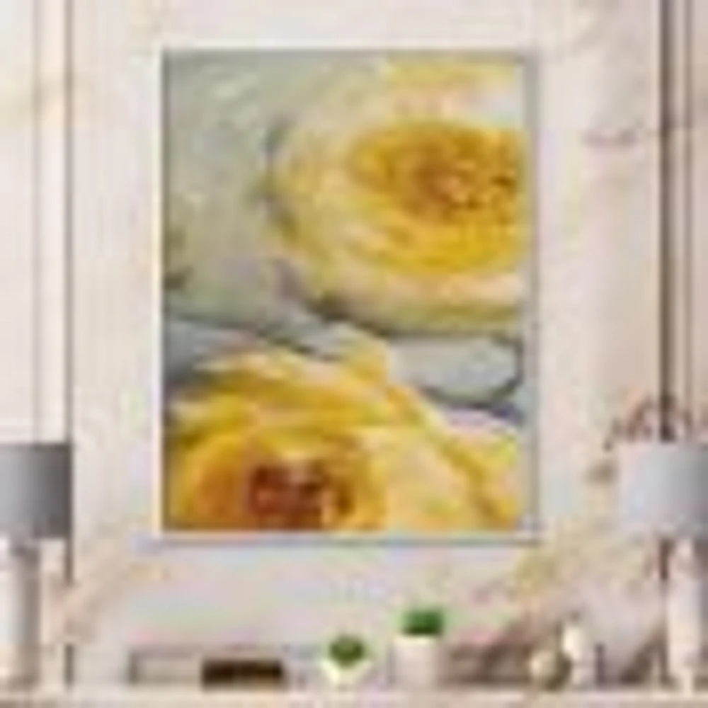 Sunshine Yellow Flower III  Wall Art